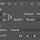 The Save for Web dialog includes shortcuts for changing the Image Size of a GIF, or limiting how long it loops.